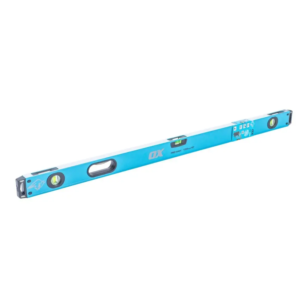 OX Professional 1200mm Spirit Level- Hand Holes | Roncut Builders Supplies